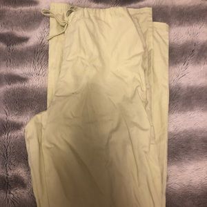 yellow scrub bottoms!